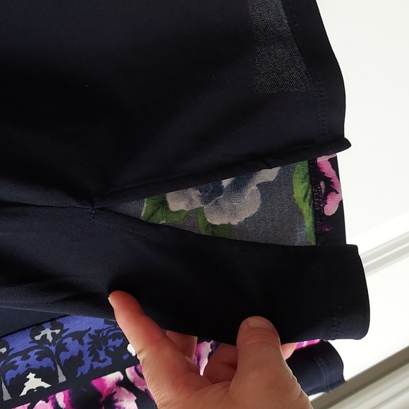 Susan Graver 3/4 sleeve Large multi color with flower print top/blouse - Picture 9 of 12